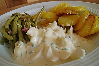 Schnittlauch - Sauce mit Eiern 3