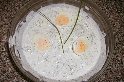 Schnittlauch - Sauce mit Eiern 4