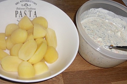 Schnittlauch - Sauce mit Eiern 6