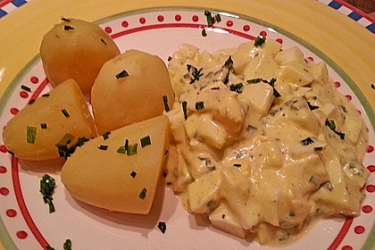 Schnittlauch - Sauce mit Eiern 8