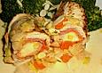 Apfel - Puten - Roulade in Currysauce