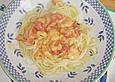 Spaghetti mit Krabben