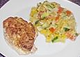 H&auml;hnchenbrustfilet mit Senfkruste