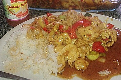 Thai - H&uuml;hnchen mit Austernsauce 1