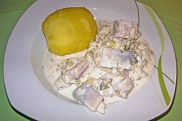 Einmarinierter Hering