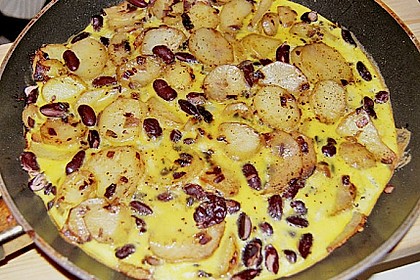 Kartoffel - Bohnen Tortillia