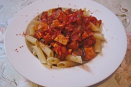 Auberginen - Tofu - Pfanne 2