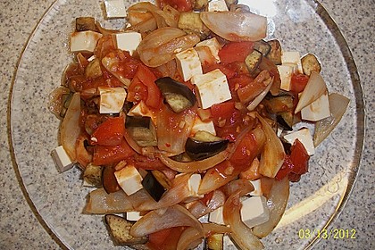 Auberginen - Tofu - Pfanne 3