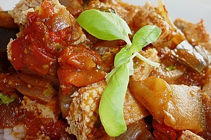 Auberginen - Tofu - Pfanne 5