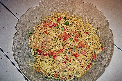 Spaghetti - Thunfisch - Salat