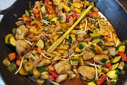 Asiatisches Schweinefilet aus dem Wok 6