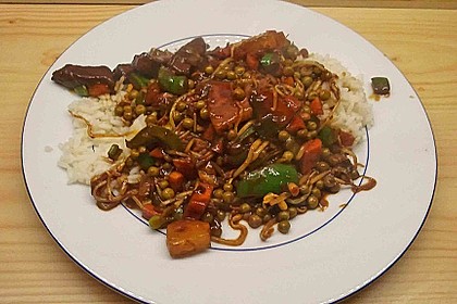 Asiatisches Schweinefilet aus dem Wok 11