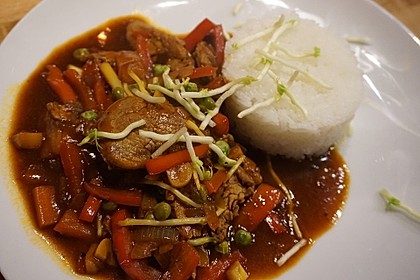 Asiatisches Schweinefilet aus dem Wok 1