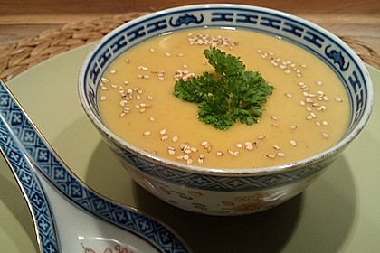 Scharfe Kartoffel - Kokos - Chili Suppe