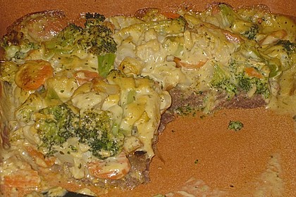 Leichte Hackpizza 1