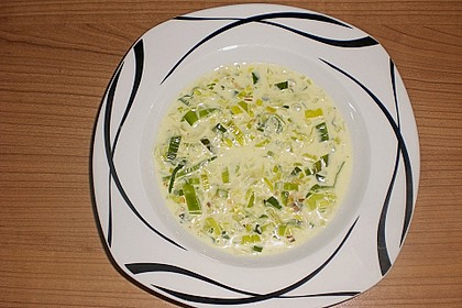 K&auml;se - Lauch - Suppe mit Hackfleisch 8