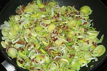 K&auml;se - Lauch - Suppe mit Hackfleisch 9