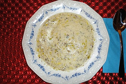 K&auml;se - Lauch - Suppe mit Hackfleisch 29