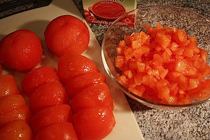 Seelachsfilet in Parmesanh&uuml;lle mit Tomaten - Basilikum - So&szlig;e 1