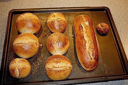 Verbessertes Br&ouml;tchen oder Baguette Rezept 1