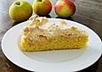 Apfelkuchen mit Kokosbaiser