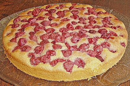 Beschwipster Kirsch - Mandelkuchen 1