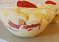 Erdbeer - Vanille - Trifle mit Zwieback