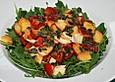 Nektarinen - Tomaten - Salat mit K&uuml;rbiskernpesto