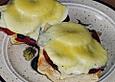 Apfel - K&auml;se - Senf - Baguette