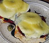 Apfel - K&auml;se - Senf - Baguette (Bild)