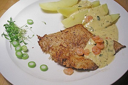 Rochenfl&uuml;gel mit Estragonsauce