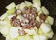 Apfel - Rosinen - Salat