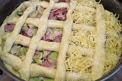 Kartoffelkuchen mit Lauchfüllung 6