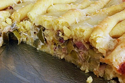 Kartoffelkuchen mit Lauchfüllung 2