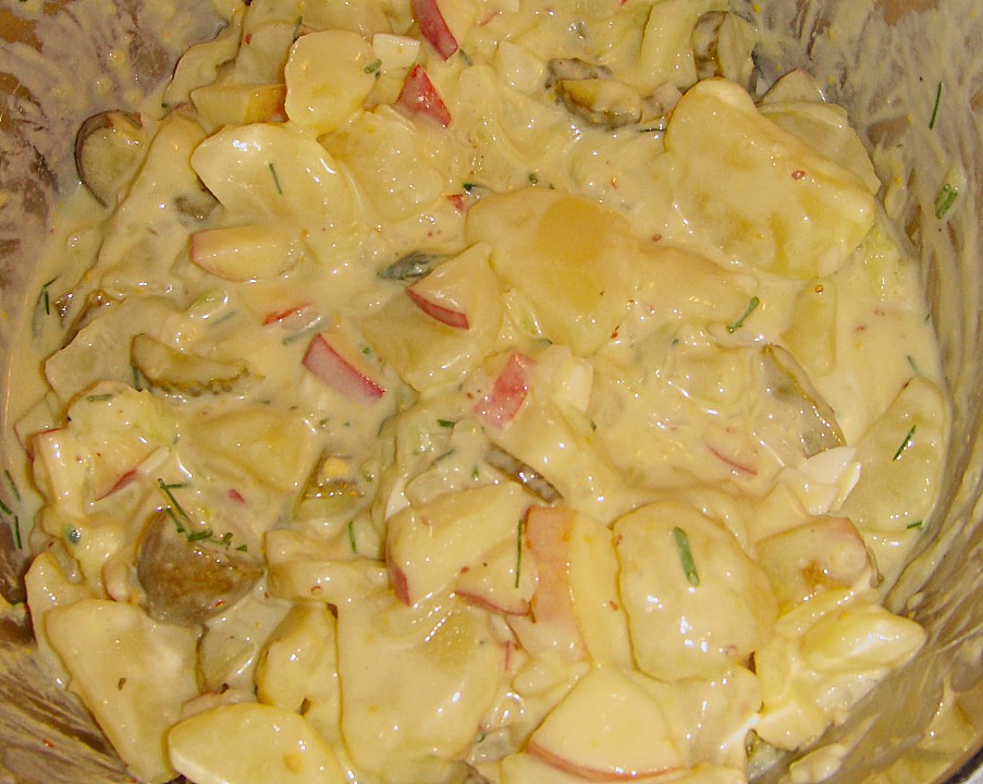 Illes leichte Salatsoße für Kartoffelsalat oder auch Eiersalat (Rezept ...