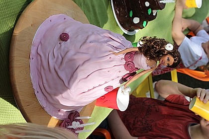 Barbie-Torte 8