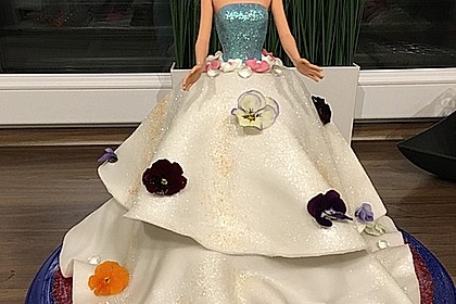 Barbie-Torte 25