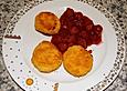 Grie&szlig;pl&auml;tzchen mit Sauerkirschen