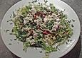 Granatapfelsalat mit Ziegenk&auml;se