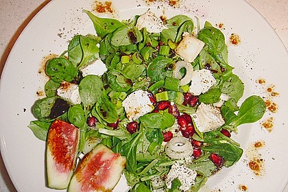Granatapfelsalat mit Ziegenk&auml;se 1