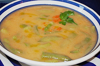 Portugiesische grüne Bohnen-Suppe 2