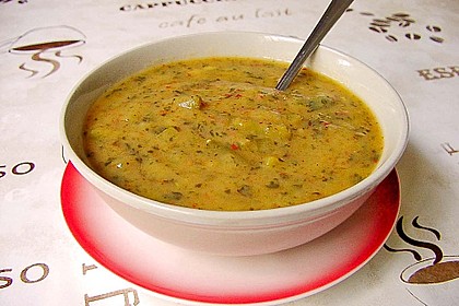 Portugiesische grüne Bohnen-Suppe 1