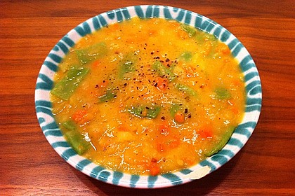 Portugiesische grüne Bohnen-Suppe 6