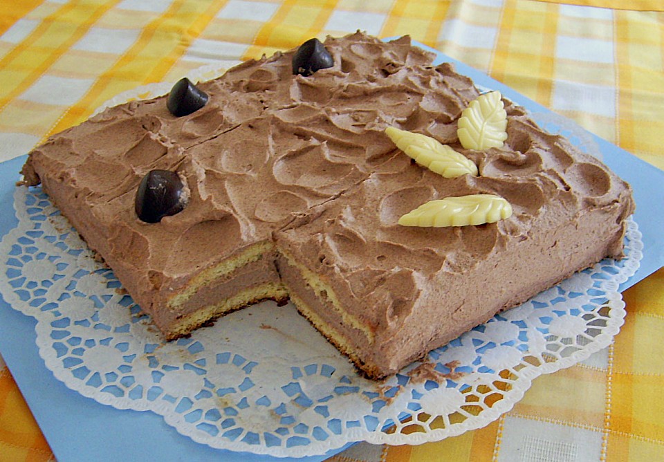 Cremige Toffifee - Torte ohne zu Backen -