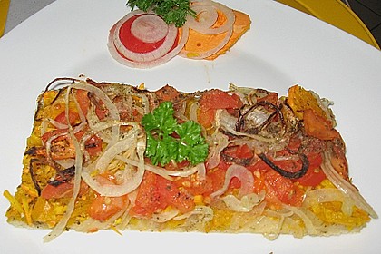 K&uuml;rbis - Flammkuchen