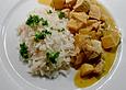 Putencurry mit Quitten und Kokosmilch