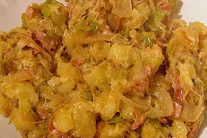Bratkartoffeln mit Porree und Käse 13