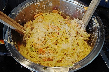 Vegetarische Spaghetti Carbonara 3
