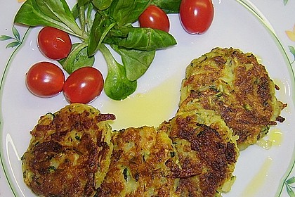 Griechische Zucchini - Küchlein 1