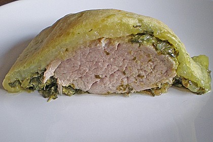 Illes mit Lende gef&uuml;llte Kartoffelteigrolle 5